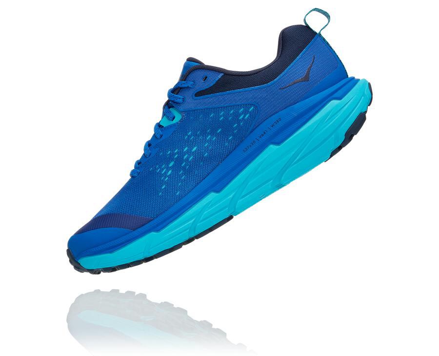 Hoka Australia One One Challenger ATR 6 - Mens Trail Shoes Blue - KHOSV-7032